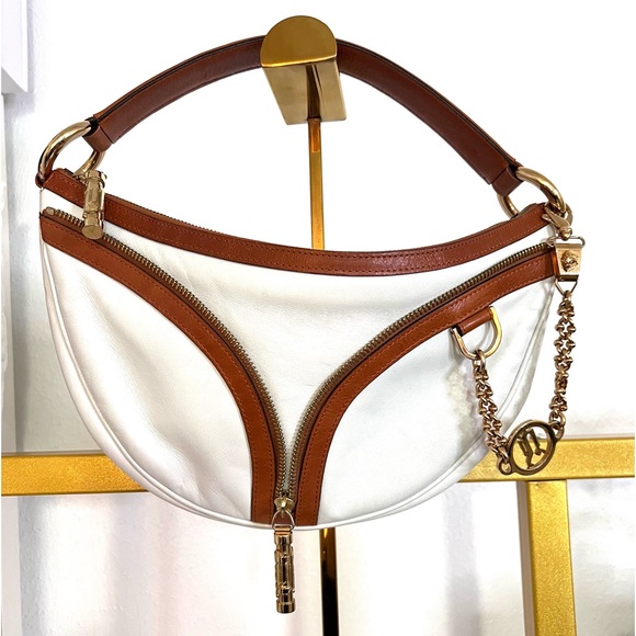 VERSACE Repeat Leather Shoulder Bag - Picture 16 of 16